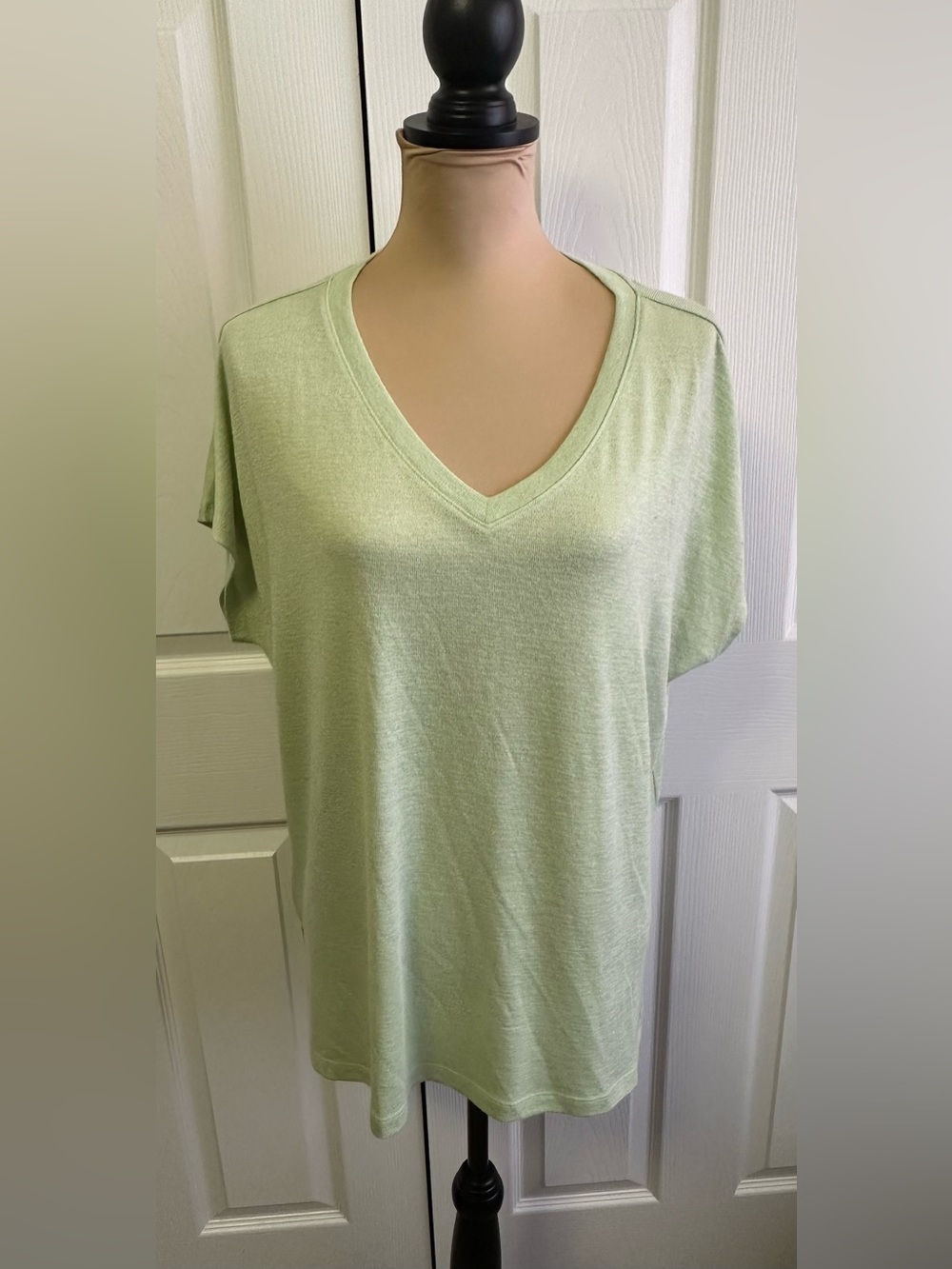 Orvis Light Mint V-Neck Short Sleeve Tee